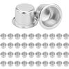 EUGENEKELLY 42 pezzi portacandele in metallo per inserti di candele, 22,8 x 19 mm, candele da tavola,inserto per candele,piccoli candelabri per matrimonio, compleanno, decorazione da tavolo