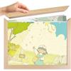WANDGU Cornice Porta Disegni BB: Cornice A4 Artistiche per BB, Cornice da Parete Apribile A4, Cornice Per BB Apribile, 100 da Appendere Cornice Porta Disegni BB per Conservare
