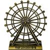 DS.DISTINCTIVE STYLE ds. distinctive style Souvenir di Londra, decorazione ruota panoramica, piccola statuetta girevole London Eye in metallo di 9,4 cm, graziosi souvenir di matrimonio