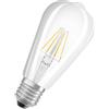 OSRAM Lampada LED Retrofit CLASSIC ST, Attacco: E27, Bianca Calda, 2700 K, 6.5 W, Equivalente a 60 W, 1 Unità
