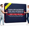 volila Sacca per Materasso Matrimoniale King Size con 4 Maniglie - Custodia da Trasloco Impermeabile in Poliestere Oxford, Protegge da Polvere, Macchie e Parassiti