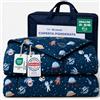 Dreamzie-Coperta Ponderata Bambini 3,2 kg 100x150cm,Coperta Pesante Cotone | Microperle di vetro ipoallergeniche · Ideale per peso corporeo 25-40 kg · OEKO-TEX · Lavabile in lavatrice