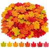 QMLING 400 foglie autunnali in 8 colori | Foglia d'acero artificiale autunnale per feste autunnali, matrimoni, Halloween, Ringraziamento, artigianato