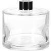 QUARKZMAN Flacone Diffusore in Vetro Vuoto 500ml/17Oz Vaso Casa Trasparente | di Aromaterapia, Contenitore Fai da Te, 4.1 X 4.1, Accessori di Ricarica, Per Fragranze, Bagno