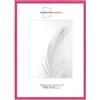Duisburger-Rahmen24 Cornice portafoto in legno sottile, 15 x 23 cm, rosa lucido, con vetro sintetico infrangibile e antiriflesso | cornice per poster, puzzle | collage fotografico DR119