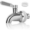 UNINGYI Distributore di bevande, rubinetto di ricambio, in acciaio inox, per bevande fredde e calde, per botti di birra, vetro, fontane (16 mm)