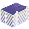 Sightday Organizer per magliette impilabile, asse pieghevole per armadio, impilabile per adulti e bambini, conservazione e organizzazione degli abiti, adatto per magliette e camicette, a maniche corte