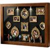 Bagiaope Mini Museum Silhouette Box | Mini Cornici | Museum of Us Cornice | Shadow Box Frame Kit with Gold Min-i Frames & Figurins, Perfetta Per Matrimoni, Anniversari E San Valentinos