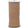 PATIKIL Fasce Elastiche 6mm x 45 Metri Cordino Elastico Piatto Marrone | in Poliestere, per Cucito Artigianato, Fai da Te