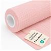Amazinggirl Mussola di Cotone al Metro Tessuto Mussolina Leggero per Cucito | Stoffa morbida per Cucire Copertina Runner Tavolo Abito Estivo Bimbi Accessori Oeko Tex 1 M x 160 cm Rosa