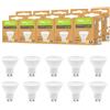 Maxled, Light is Led! 10x Lampadina LED GU10 Lampadine 3000K Luce Calda 7.5W Sostituisce Lampadine Alogene da 57W Angolo di Emissione 100° Non Dimmerabile LED Spotlight AC 230V 600LM