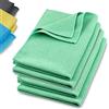 ELEXACLEAN Panno asciugatutto microfibra, panno a nido d'ape premium (4 pezzi, 60x40 cm, verde) molto morbido per auto, vetro, cucina, stoviglie e bagno