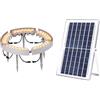 HPFHSJ Luce per alberi ad anello per esterni, illuminazione paesaggistica a energia solare, per giardino con alberi(5 SETS)
