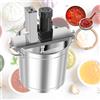 DLLDQBD Pentola Cottura Automatica Mescolatore,Mescolatore Automatico Pentole Riscaldamento Diretto,con Raschietto,velocità Regolabile per Marmellate,Salse,Ripieni(Size:30x30cm/20L)