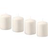 Ikea HEMSJÖ Candela a blocco, inodore, 8 cm, naturale
