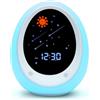 BUTTING Sveglia per bambini, orologio per allenamento del sonno con sole e luna, macchina del suono, luce notturna, sveglia Ok to Wake per bambini