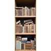 A.Monamour Adesivo Porta Autoadesiva Vecchi Libri Sullo Sfondo Della Libreria Dello Scaffale Vinile PVC Adesivi per Porte Interne 3D Pellicola Adesiva Poster Sticker Murale Parete Carta da Parati