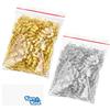 Kare & Kind 100x Chiusure a Vite - Uso per Artigianato, Gioielli e Riparazioni - Connettore Ideale per Collane Fai-da-te, Braccialetti, Cavigliere - 4 mm x 15 mm - Oro/Argento