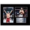 Generic Poster stampato con foto autografata di MMA Fighter Champion Islam Makhachev, formato A4, per fan e tifosi