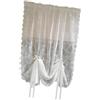 Vdaxvme Tende in voile con ricamo in pizzo bianco con tasche per asta, per soggiorno, camera da letto, cucina, 150 cm, in voile ricamato