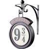 Elbenwald Harry Potter - Lampada binario 9 3/4 con supporto da parete, 22 x 26 x 8 cm, funzionamento a batteria, in plastica