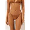 Calzedonia Perizoma Costume Shiny Satin Marrone