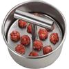 Generic Macchina per polpette in acciaio inossidabile, strumento manuale per fare 12 polpette, pressa per polpette da cucina, estrusore facile per polpette di carne, gadget da cucina antiaderenti per polpette