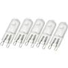 UGEFKMQ Alogene A Capsule Lampadine G9 25 Watt 230 Volt Lampadina Alogena Lampada Cristallina G9 230V 40W Bianco Caldo Dimmerabile 5Pz 120V-25W