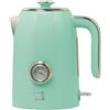 PYRAMIDEA Bollitore Elettrico FIRST CLASS Colore Verde Stile Vintage con Corpo in Acciaio BLST001G