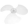 Kisangel Lame Ventilatore Ricambio a 3 Pale in Plastica Bianco | Atmosfera Estiva, per Ventilatore Laminox e Desktop, Facile da Pulire e Montare