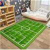 QMETOS Campo Da Calcio Capet Per La Camera Dei Bambini Antiscivolo Camera Da Letto Tappeto Lavabile Baby Room Play Floor Mat Tappeto Ragazzo 100X160Cm