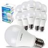 HYTAMA TOOLS Set 10 Lampadina LED LUMINA E27 A60 10W (Equivalenti a 70W Lampadina a Incandescenza,), 6400K 950lm Bianco Freddo, Non Dimmerabile