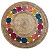 Un Amour de Tapis - Tappeto Rotondo 100X100 Rotondo cm Rotondo Jt Rondarond Multicolore Intrecciato A Mano Juta