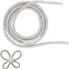 HERCHR 6mm 1m Strass Corda per tubo, catena a nastro in ghiaia Catena per finiture fai-da-te Decorazione per gioielli