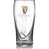 Guinness Bicchieri da pinta Gold Sparkle Harp Signature - 473,6 g - Set di 4