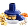 THERTHW Pelapatate Elettrico, Sbucciatore Elettrico per Frutta e Verdura peelmatic | Automatic Fruit Vegetable Peeler, Peeler with 5 Stainless Steel Blades, Rechargeable Fruit Skin Remover Tool