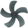 Linnkyfloa Parti di ricambio per ventole a 5 pale ispessite per ventilatori da tavolo da 30,5 cm, 40 cm, silenziosi, componenti in plastica PP, colore grigio, confezione da 3 (400 mm)
