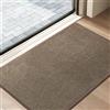 Tuocal Zerbino 45 x 75 cm, antiscivolo, lavabile in lavatrice, sottile, tappeto d'ingresso, per interni ed esterni, per ingresso, corridoio, porta di casa