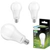 Lumiled Lampadina a LED A95 E27, 24 W (sostituisce 200 W), 3452 lumen, 6500 K, bianco freddo, 17 cm x 9,5 mm, non dimmerabile, angolo del fascio luminoso 260°, confezione da 3 gocce