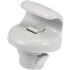Jodriva Clip di supporto for visiera parasole for auto, gancio for staffa visiera parasole, for NISSAN, Sentra 2015-2019, ABS, n. 96409CG000, grigio Clip per visiera parasole interna