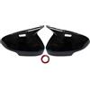 JAYWIS Copertura Per Specchietto Retrovisore Auto Per Volvo C30 C70 S40 S60 V40 V50 V70 (2005-2016) - Calotta Esterna Laterale Specchietto Lato Copertura(Nero brillante)