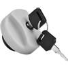 BOROCO Tappo serbatoio con serratura per Opel Vectra Corsa Astra Zafira | Tappo di riempimento del serbatoio del carburante, con chiave, OE 170 2834/932 24461, alloggiamento in ABS, guarnizione