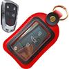 Generic Custodia protettiva per chiavi 'auto, versatile custodia protettiva per chiavi 'auto, contenitore portatile, in pelle PU e nylon con chiusura a cerniera, per chiavi per campeggio