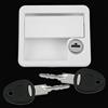 pro-Styling design for perfection Serratura per porta con serratura a scatto, per caravan, camper, sistema FF bianco