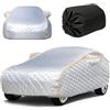 Generico Telo Copriauto Antigrandine per VW T-Cross，Telo Auto Antigrandine 5 Strati Imbottiti Impermeabile Anti Temporali Neve Sole Polvere con Cerniera