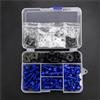 BTWSRX Kit Clip Kit Di Viti Per Carenatura Moto Per ZONTES 368G 368E 368M 350E ZT310X ZT310R ZT310V ZT310T ZT250R Bulloni Fissaggio Per Parabrezza Viti Di Fissaggio Carenatura Moto