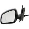 JOHNS 48 05 37-14 Specchietto retrovisore esterno Regolazione:comando cavo flessibile asferico Sx Compatibilità con RENAULT Twingo 3 Hatchback BCM, SMART FORFOUR 2 volumi/Coda spiovente 453