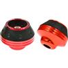 Generico Slider - Set Da 2 Crash Pad Moto | Protezione Anteriore In Lega Di | Alluminio | Paracolpi Ruota Per Scooter, E‑Bike, Veicoli Fuoristrada