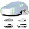 Generic Telo Copriauto per Hyund𝐚i Getz (381 x 166 x 149cm),Copertura auto impermeabile con corda antivento e borsa portaoggetti, antipolvere, anti UV, traspirante