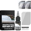 Rakiuty Kit di riparazione per parabrezza Cracked Windshield Repair Kit per chip e cracks, kit di riparazione per parabrezza auto, per riparare fori e crepe